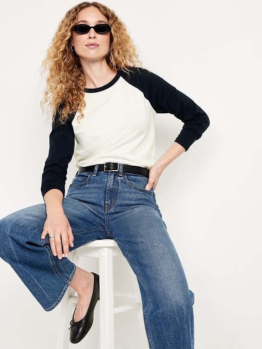 Image number 3 showing, EveryWear Long-Sleeve T-Shirt