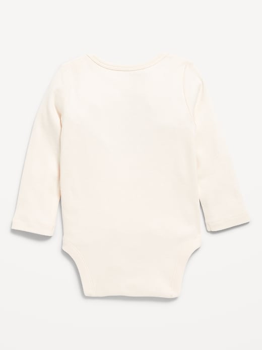 Voir une image plus grande du produit 2 de 2. Cache-couche à manches longues à imprimé unisexe pour bébé