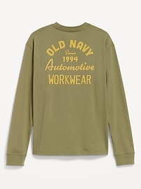 Image number 2 showing, Heavyweight Long-Sleeve Logo-Graphic T-Shirt