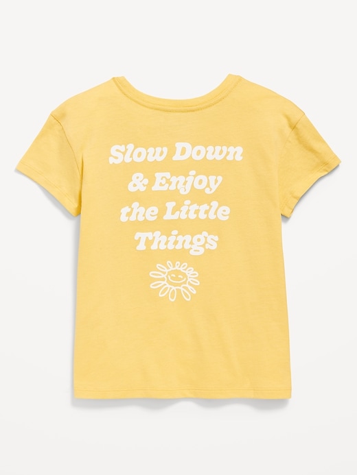 View large product image 2 of 2. Short-Sleeve Graphic T-Shirt for Girls