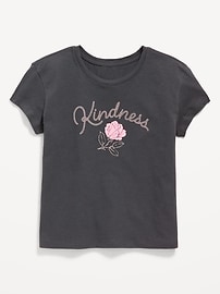 Image number 1 showing, Short-Sleeve Graphic T-Shirt for Girls