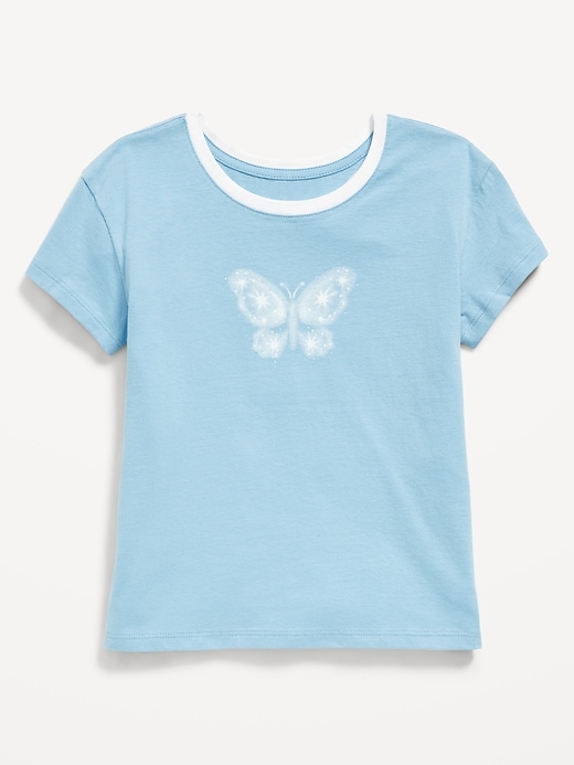 L'image numéro 1 présente T-shirt à manches courtes à imprimé pour fille
