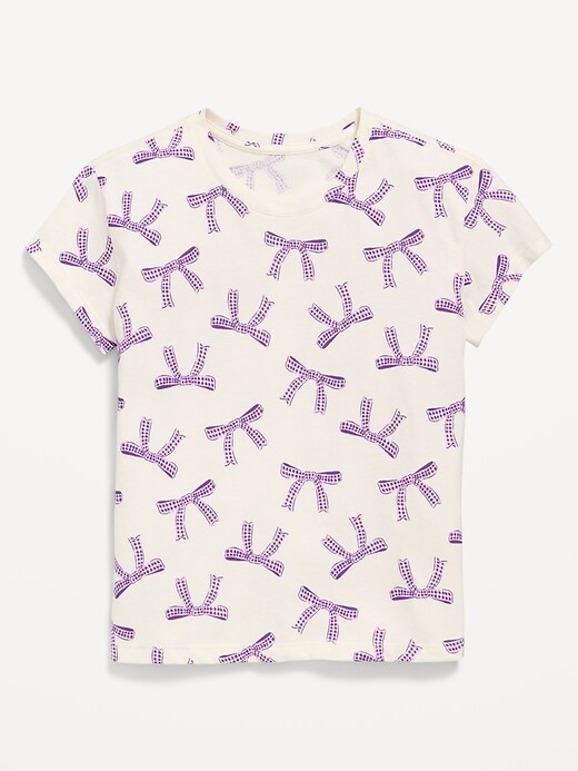 Image number 1 showing, Softest Printed Short-Sleeve T-Shirt for Girls
