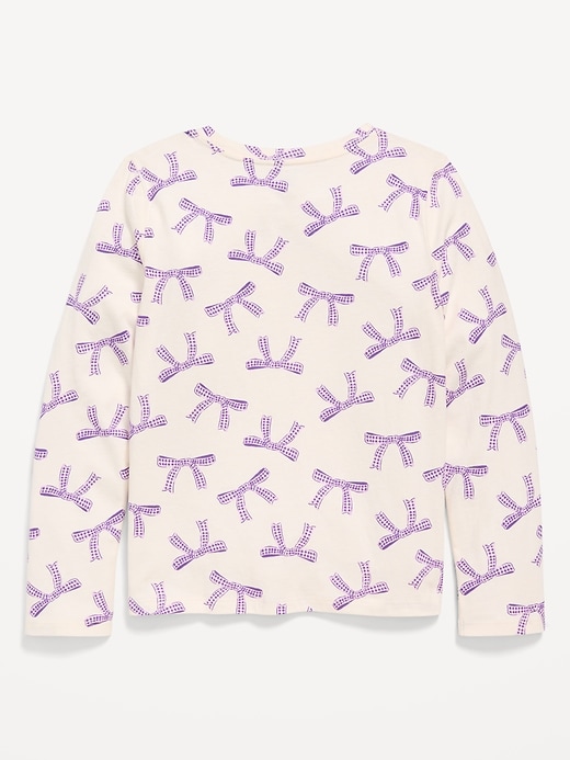 Image number 2 showing, Softest Printed Long-Sleeve T-Shirt for Girls