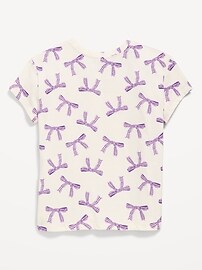 Image number 2 showing, Softest Printed Short-Sleeve T-Shirt for Girls