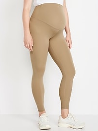 L'image numéro 1 présente Legging StudioSmooth longueur 7/8 à panneau couvrant de maternité