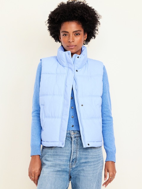 Water-Resistant Puffer Vest - Peri Heir