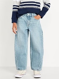 Image number 1 showing, Super Baggy Barrel-Leg Jeans for Boys