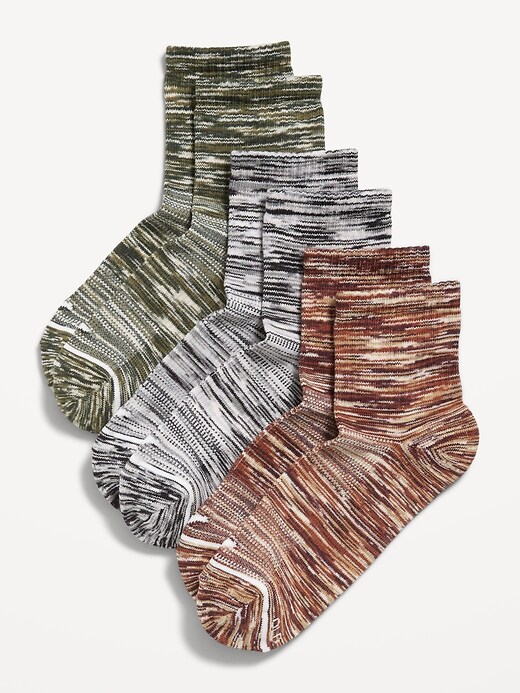 View large product image 1 of 1. Athletic Quarter Crew Sock 3-Pack for Women