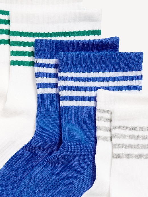 View large product image 2 of 2. Athletic Quarter Crew Sock 3-Pack for Women