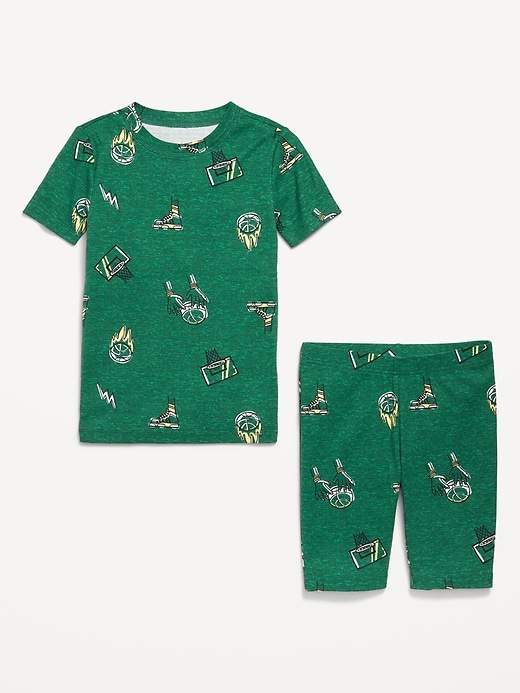 View large product image 2 of 3. Printed Snug-Fit Pajama Set for Boys