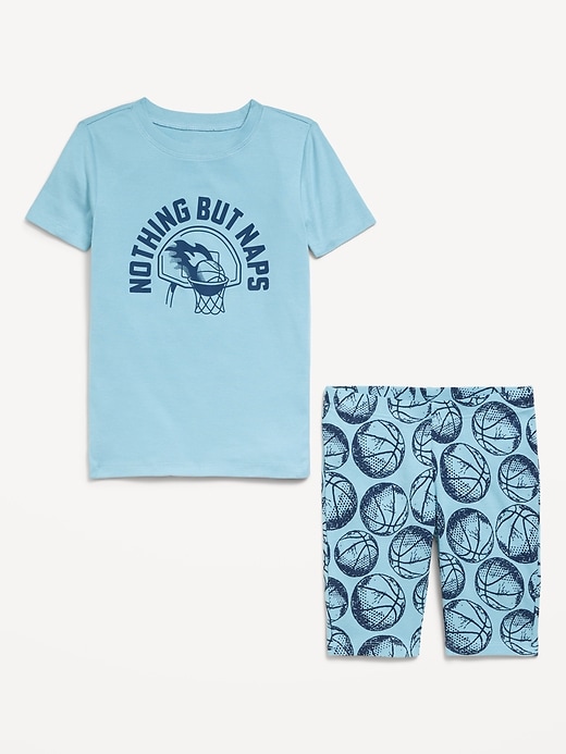 View large product image 2 of 3. Printed Snug-Fit Pajama Set for Boys