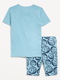 View large product image 3 of 3. Printed Snug-Fit Pajama Set for Boys