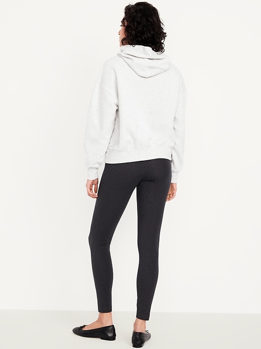 View large product image 2 of 6. High-Waisted Jersey Fashion Layering Leggings