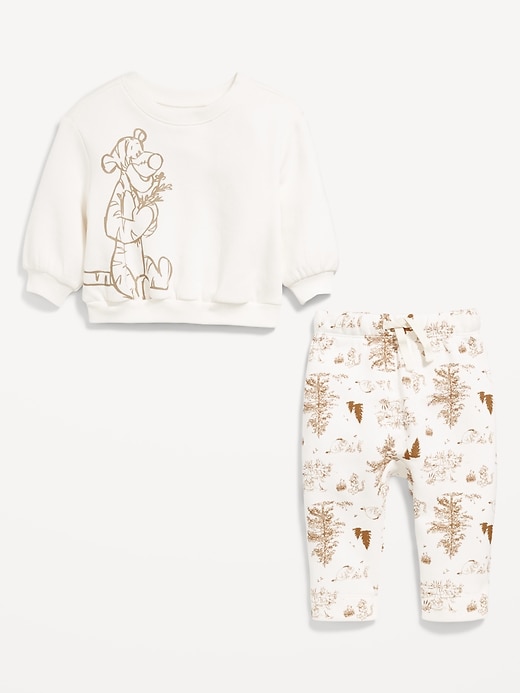 View large product image 2 of 4. Disney© Crew-Neck Sweatshirt and Sweatpants Set for Baby