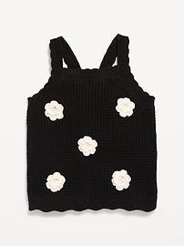 Image number 1 showing, Applique Sweater-Knit Tank Top for Toddler Girls