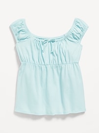 Image number 1 showing, Printed Short-Sleeve Top for Girls