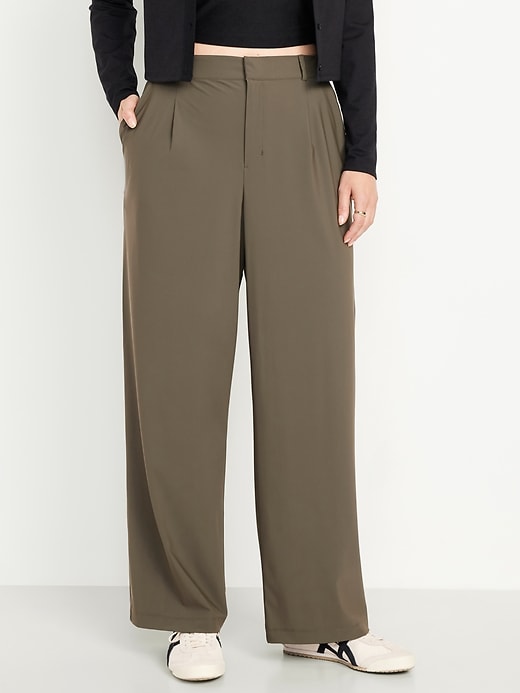 Image number 4 showing, High-Waisted SleekTech Trouser Pants