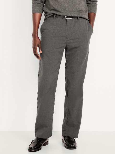 90's Straight Dress Pants - Charcoal