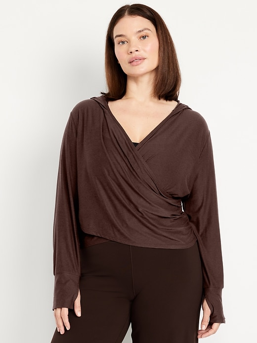 Image number 7 showing, CloudMotion Cross-Front Hoodie