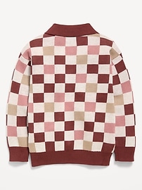 Image number 3 showing, HOLD: Long-Sleeve Collared Sweater for Toddler Boys