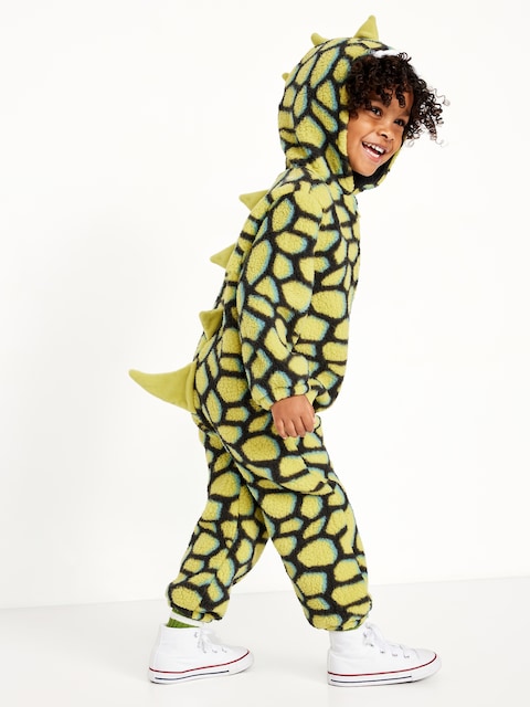 Unisex Hooded Critter One-Piece Costume for Toddler - Green