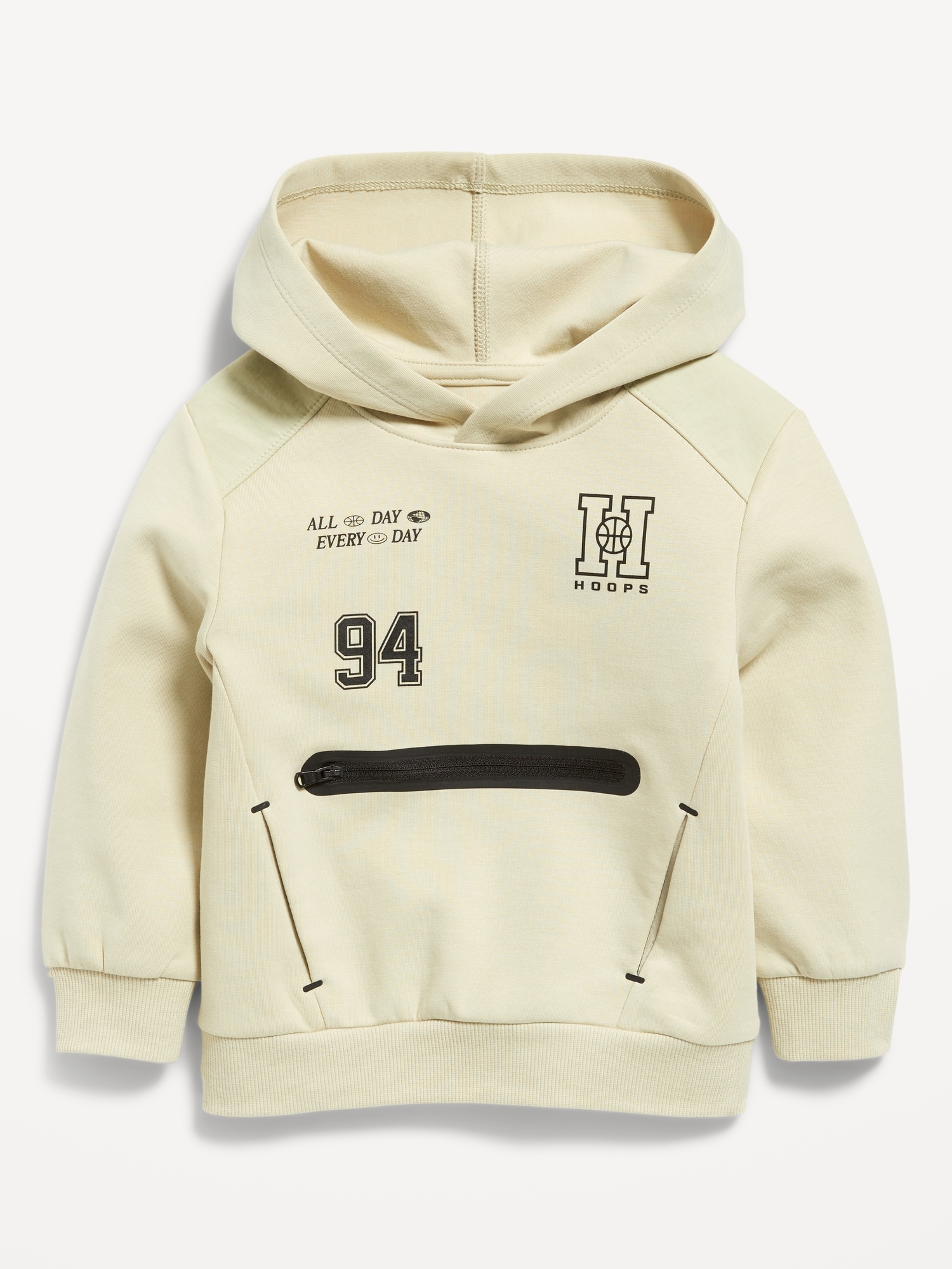 Dynamic Fleece Zippered Hoodie for Toddler Boys