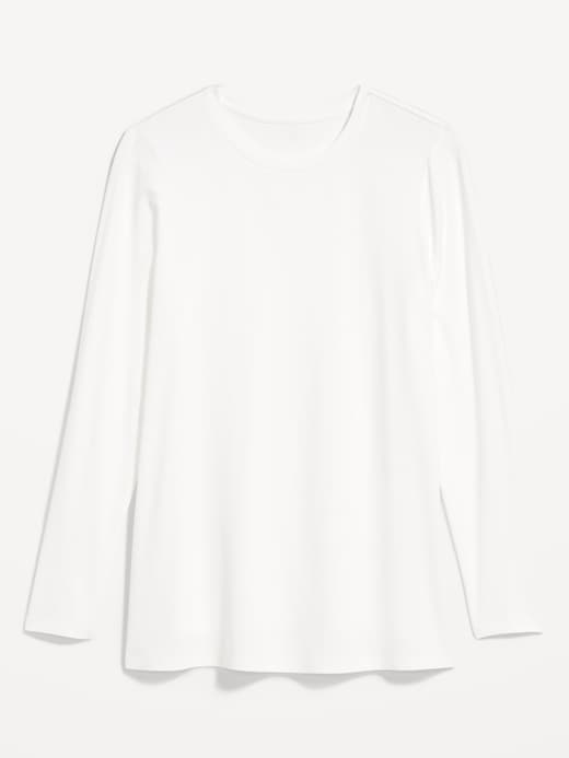 Image number 7 showing, Luxe Long-Sleeve Crew-Neck Tunic