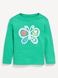 L'image numéro 1 présente T-shirt à imprimé à manches longues pour toute-petite fille