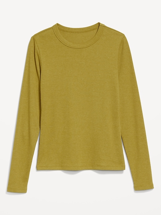 Image number 8 showing, Snug Long-Sleeve Crew-Neck T-Shirt