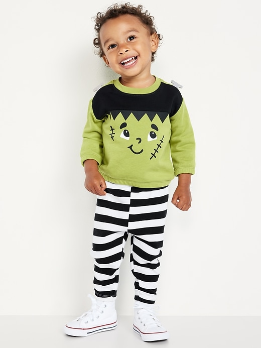 View large product image 1 of 2. French-Terry Halloween Sweatshirt and Sweatpants Set for Baby