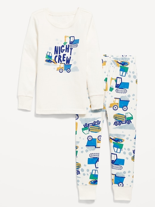 View large product image 1 of 3. Printed Snug-Fit Pajama Set for Toddler & Baby