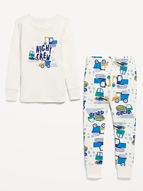View large product image 3 of 3. Printed Snug-Fit Pajama Set for Toddler & Baby