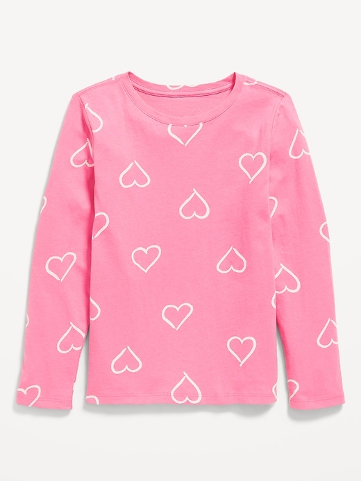 L'image numéro 1 présente T-shirt ultra-doux à manches longues à imprimé pour Fille