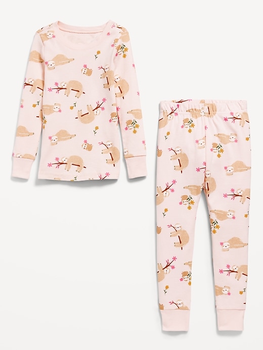 Image number 3 showing, Printed Snug-Fit Pajama Set for Toddler & Baby