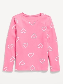 L'image numéro 1 présente T-shirt ultra-doux à manches longues à imprimé pour Fille