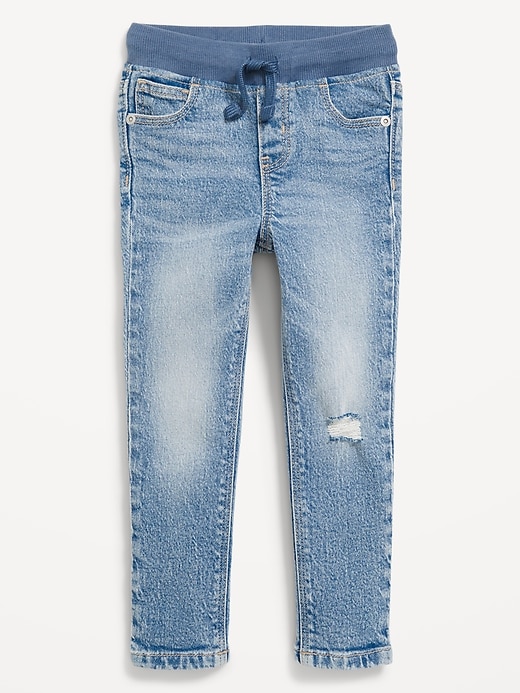 Image number 1 showing, Skinny 360° Stretch Knit-Waist Jeans for Toddler Boys
