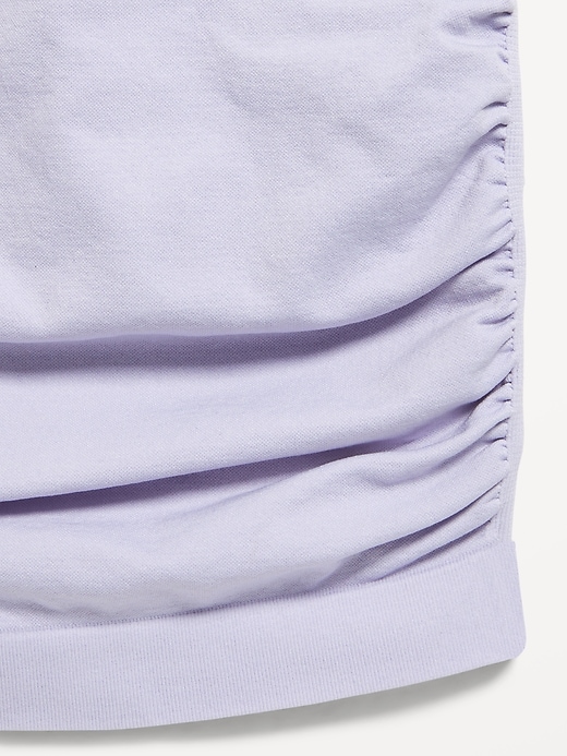 Image number 5 showing, Fitted Ruched Seamless Performance Top for Girls