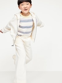 View large product image 3 of 4. Favorite Fleece High-Waisted Wide-Leg Sweatpants for Girls