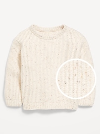 Image number 1 showing, SoSoft Oversized Textured Sweater for Toddler Boys