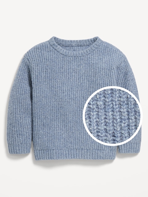 SoSoft Oversized Textured Sweater for Toddler Boys