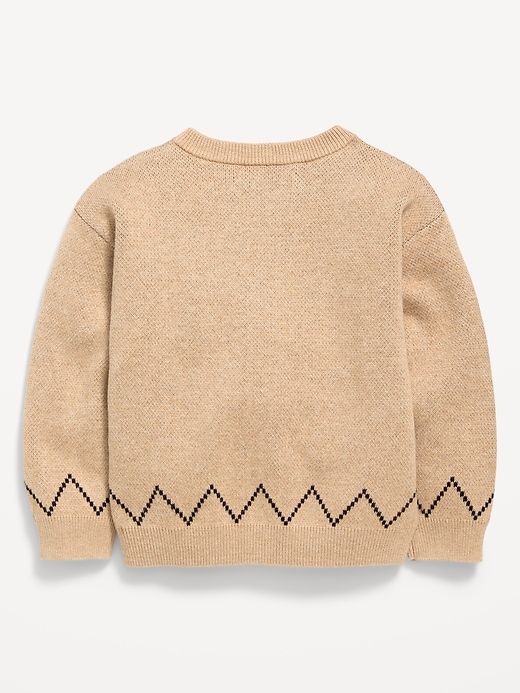 Image number 3 showing, Jacquard-Knit Cardigan Sweater for Toddler Girls