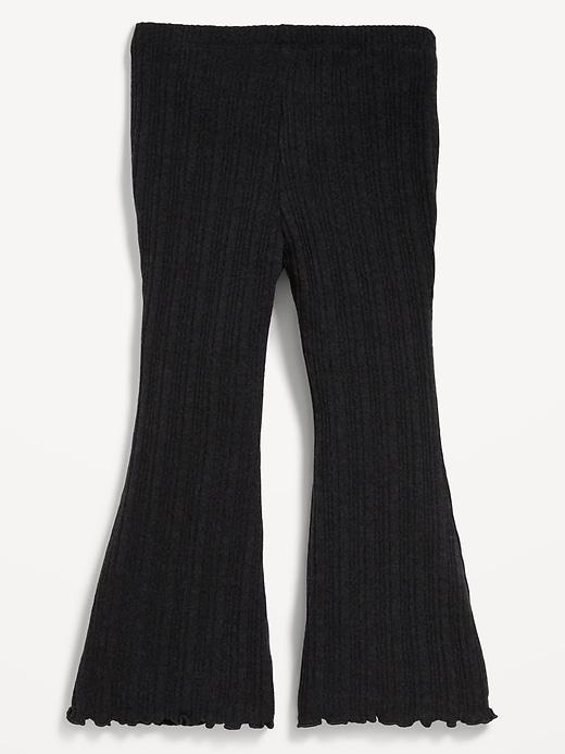 Image number 4 showing, Cozy Ribbed Flare-Leg Leggings for Toddler Girls
