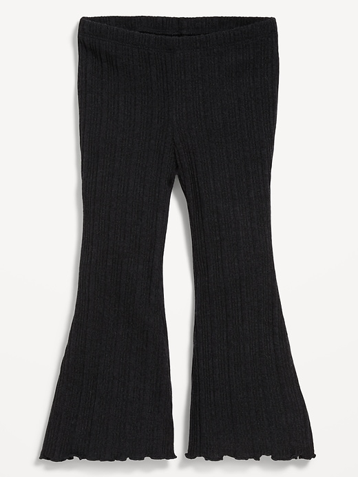 Image number 3 showing, Cozy Ribbed Flare-Leg Leggings for Toddler Girls