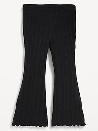 Image number 4 showing, Cozy Ribbed Flare-Leg Leggings for Toddler Girls