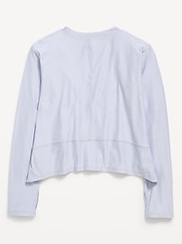 Image number 4 showing, CloudMotion Long-Sleeve Performance T-Shirt for Girls