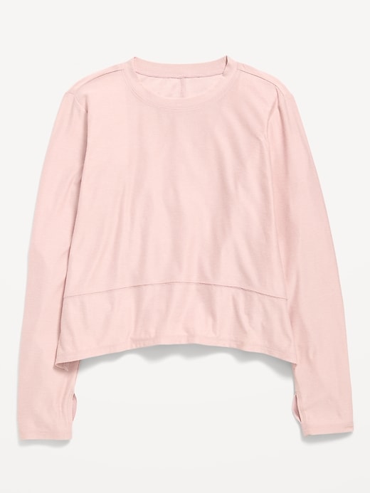 Image number 1 showing, CloudMotion Long-Sleeve Performance T-Shirt for Girls