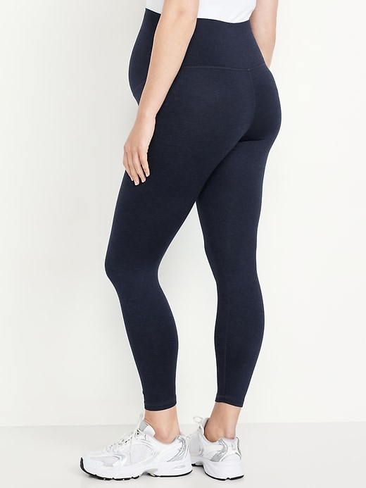 Image number 3 showing, Maternity Full-Panel CloudComfy 7/8 Leggings