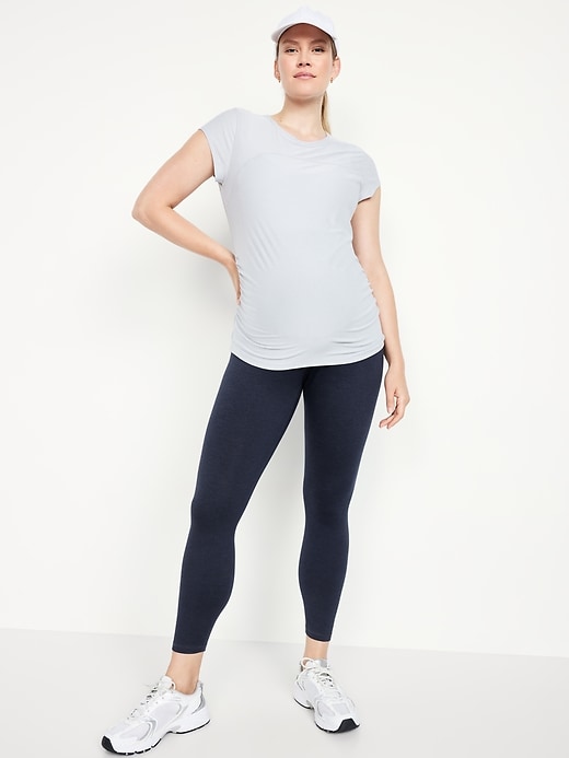Image number 4 showing, Maternity Full-Panel CloudComfy 7/8 Leggings