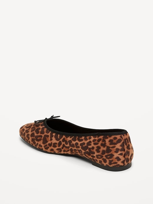 Image number 8 showing, Faux-Leather Ballet Flats